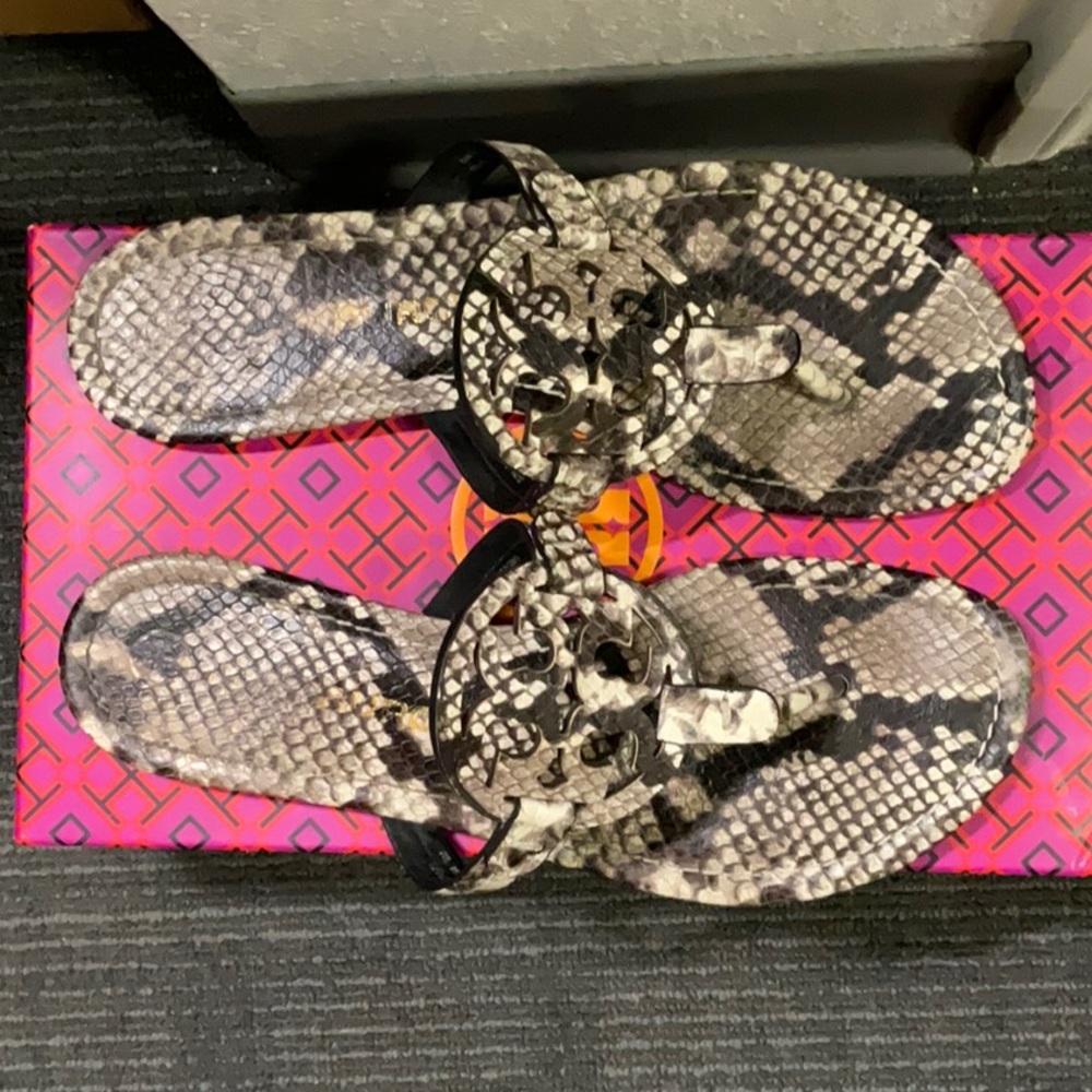 Miller Stamped Snake Printed Leather
